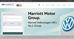 Desktop Screenshot of marriottmotorgroup.co.uk